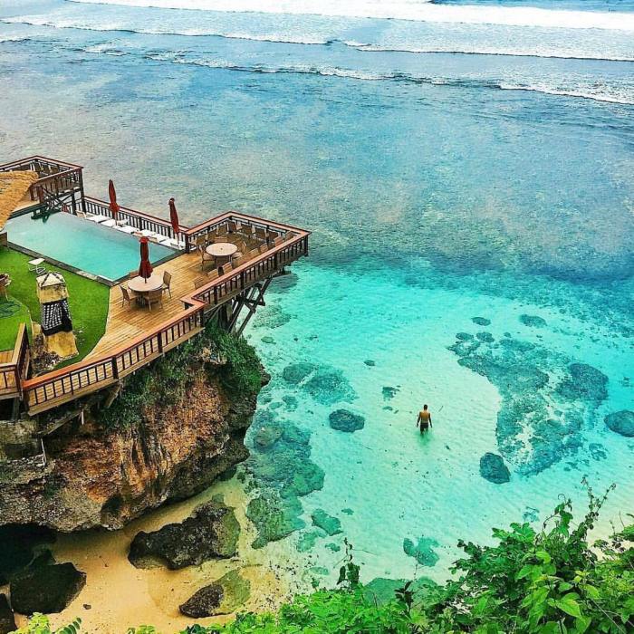 Bali beaches suluban surfing uluwatu thehoneycombers honeycombers terkini inspirasi surfers padang swims beachgoers