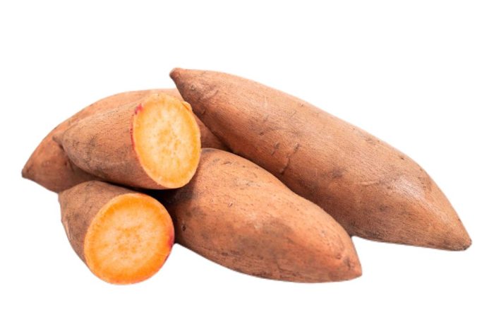 White sweet potato basket