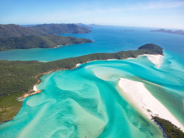 Beach beaches world whitehaven australia australian remote among