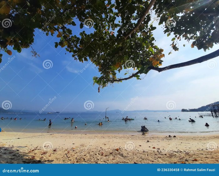 Beach beautifull island lampung