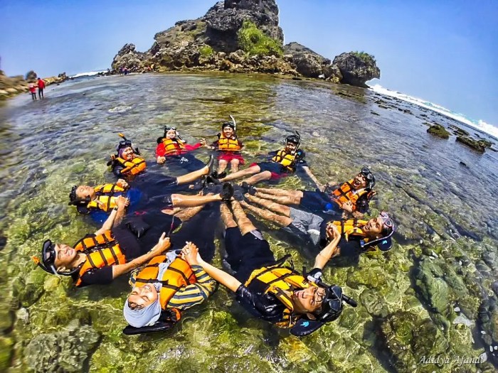 Nglambor pantai jogja